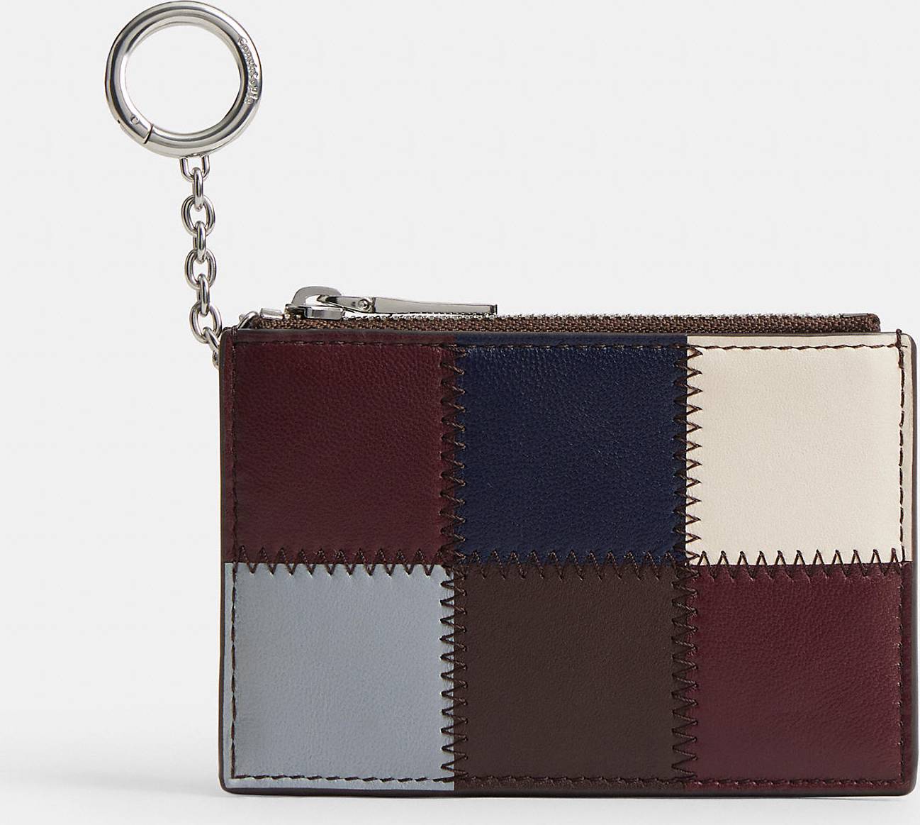 Zip card case Zip Card Case With Key Ring - Multi