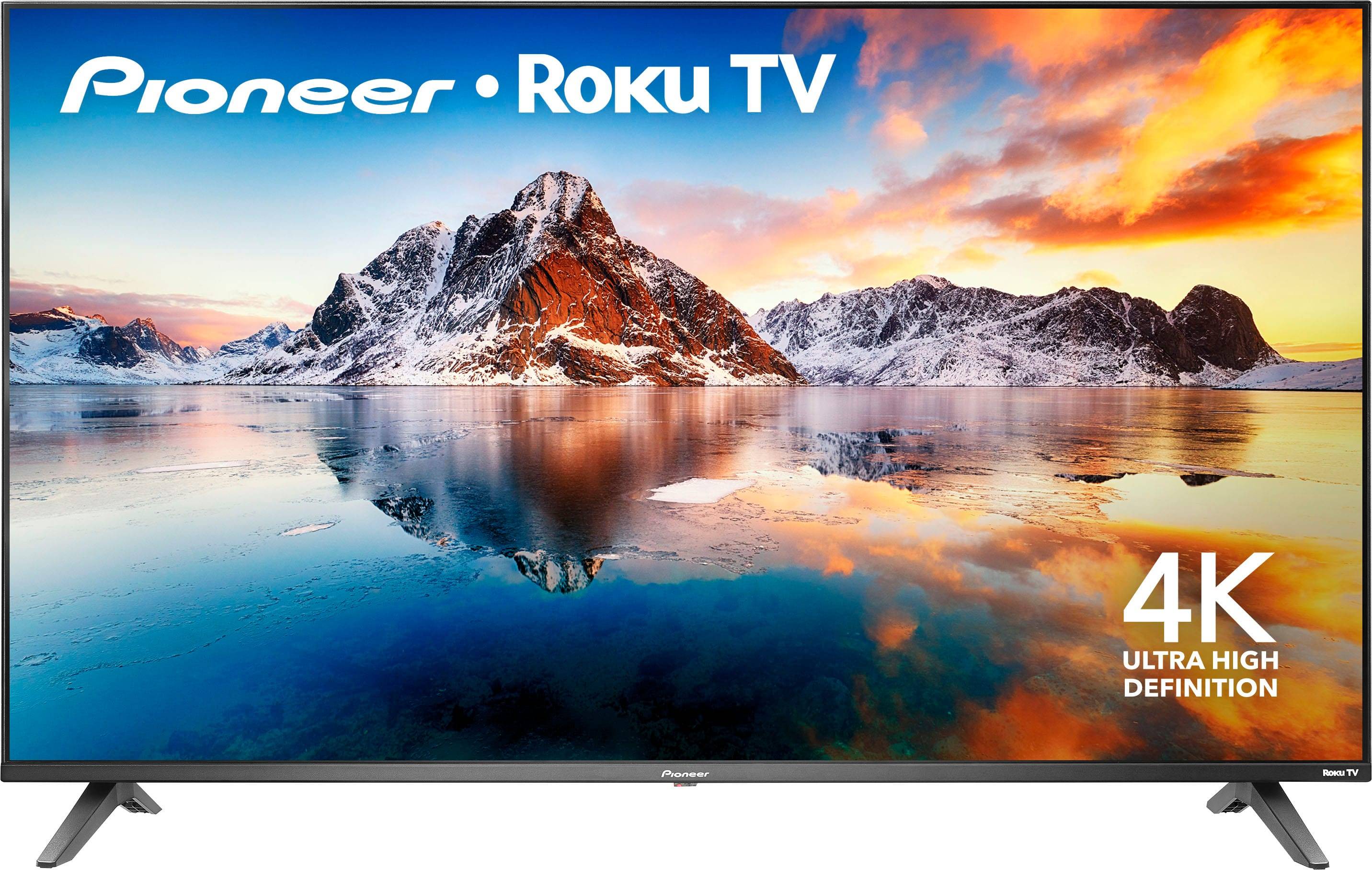4k roku tv Pioneer 50 Inch Class LED 4K UHD Smart Roku TV