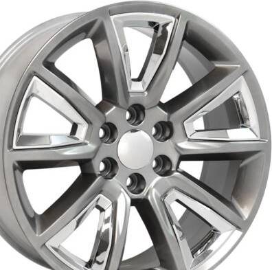 22x9 Wheels Chevy Hyper With Chrome Rims