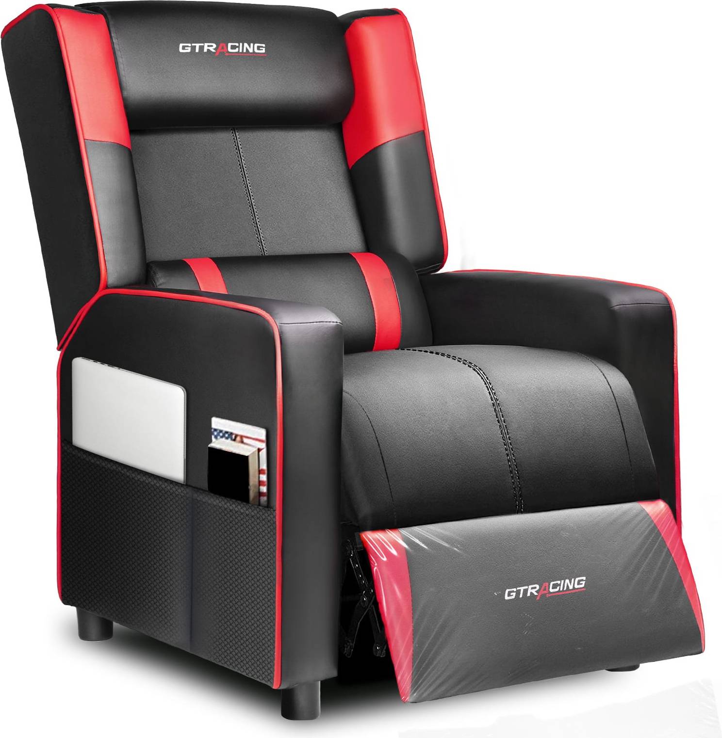 Recliner GTPLAYER Gaming Recliner Chair Racing Style
