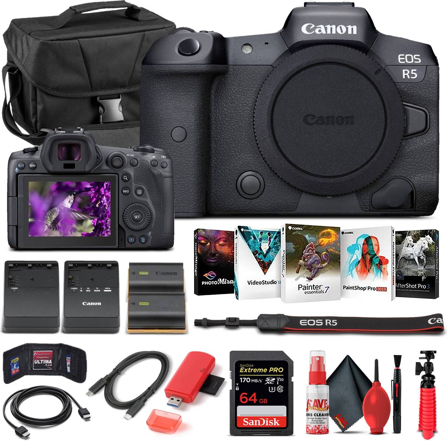 Canon eos r5 Canon EOS R5 Mirrorless Camera Bundle