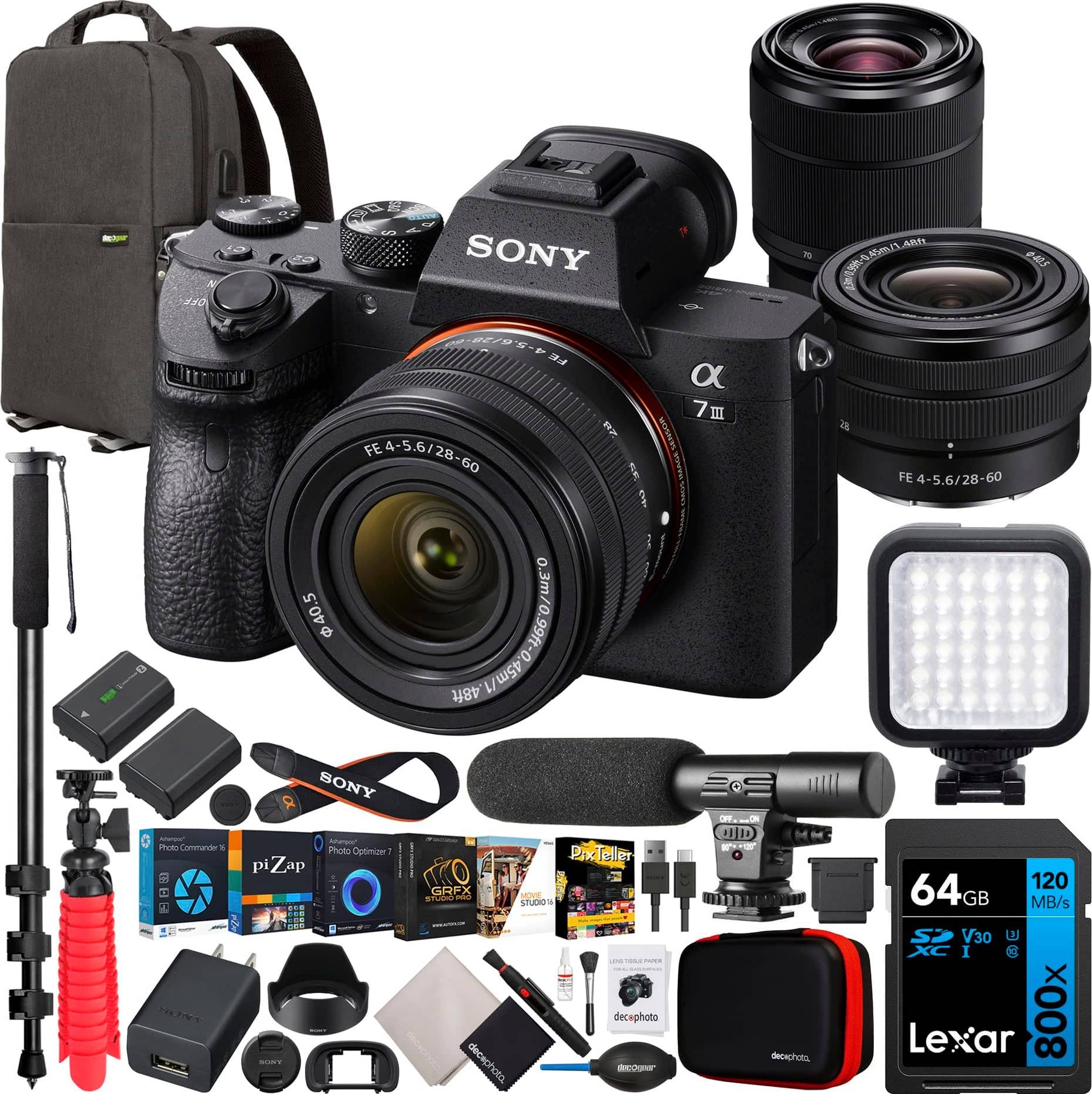 Sony a7 full frame mirrorless Sony A7 III Full Frame Mirrorless Camera Kit