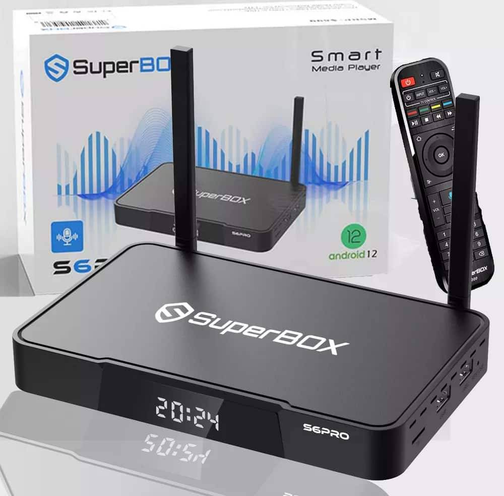 Android box SuperBox S6 Pro 6K Android TV Box