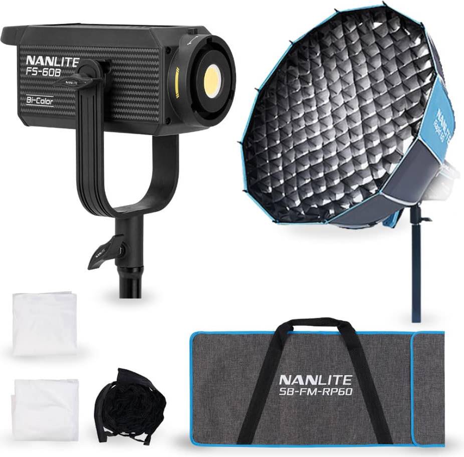 Nanlite FS-60B Bi-Color LED Portable Studio Spotlight