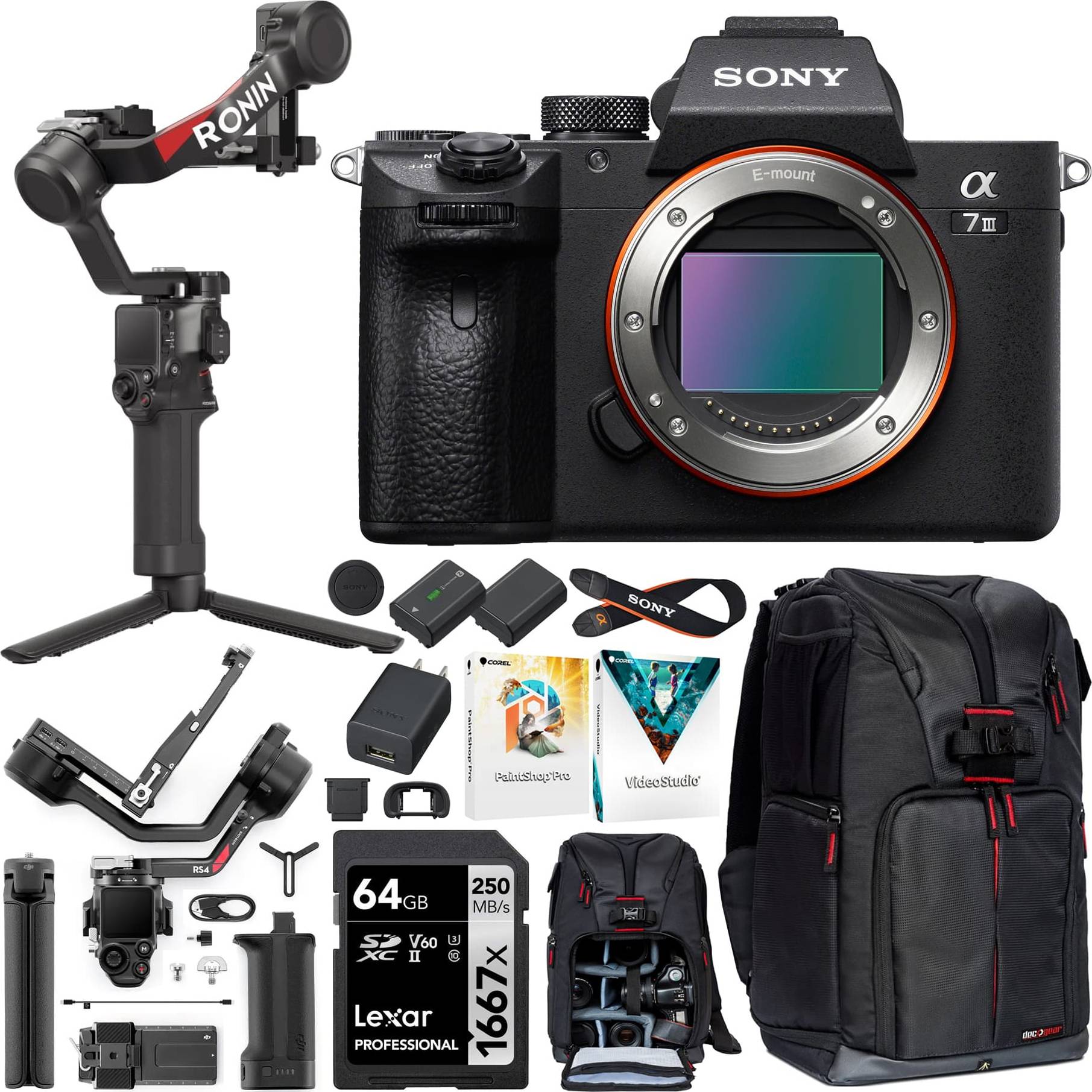 Sony a7 full frame mirrorless Sony A7 III Mirrorless Full Frame Camera Body Kit