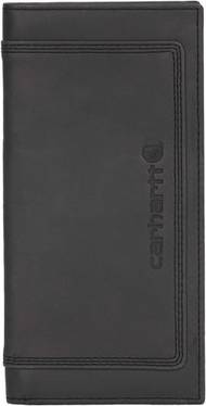 Mens wallets Carhartt Men's Rugged Leather Triple Stitch Wallets - Black/Rodeo