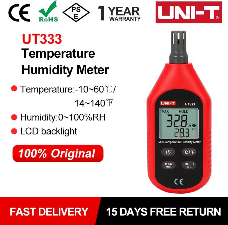 Detektor Temperature Humidity Meter UT333