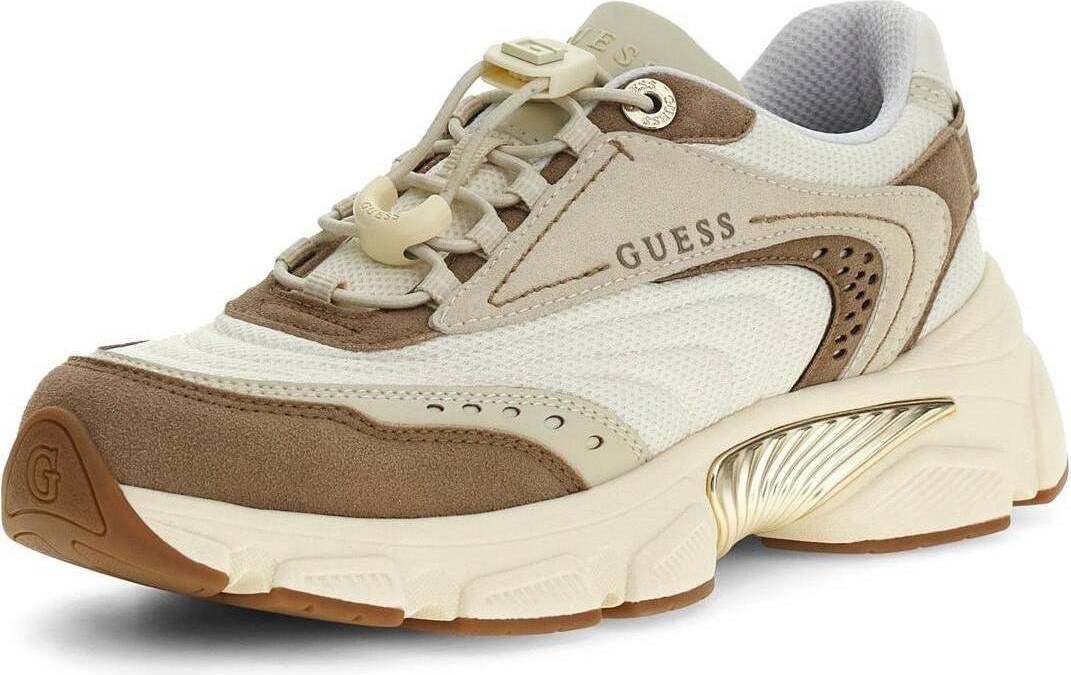 Perforated Insert Running Shoes - Brown
