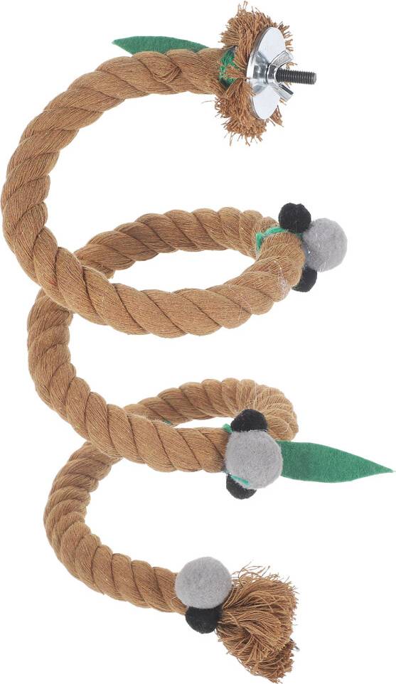 Totority 2Pcs Bird Parrot Rope Perch