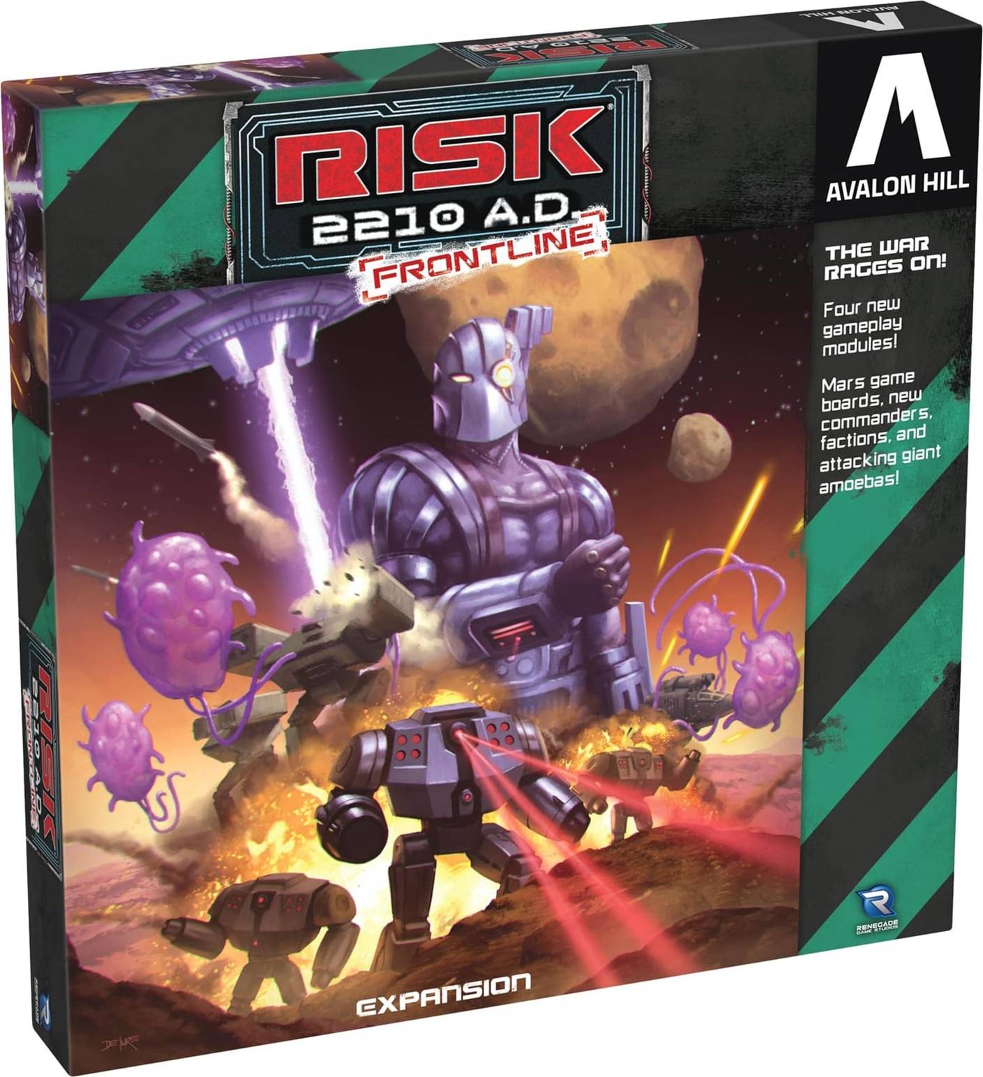 Renegade Game Studios Risk 2210 A.D Frontline Expansion Module