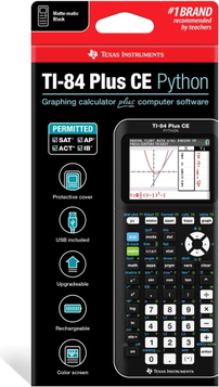 Texas Instruments Ti-84 Plus Ce Python Graphing Calculator