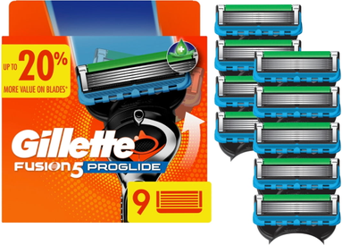 Gillette proglide blades Procter & Gamble Gillette Fusion5 ProGlide Razor Blades 9 Count