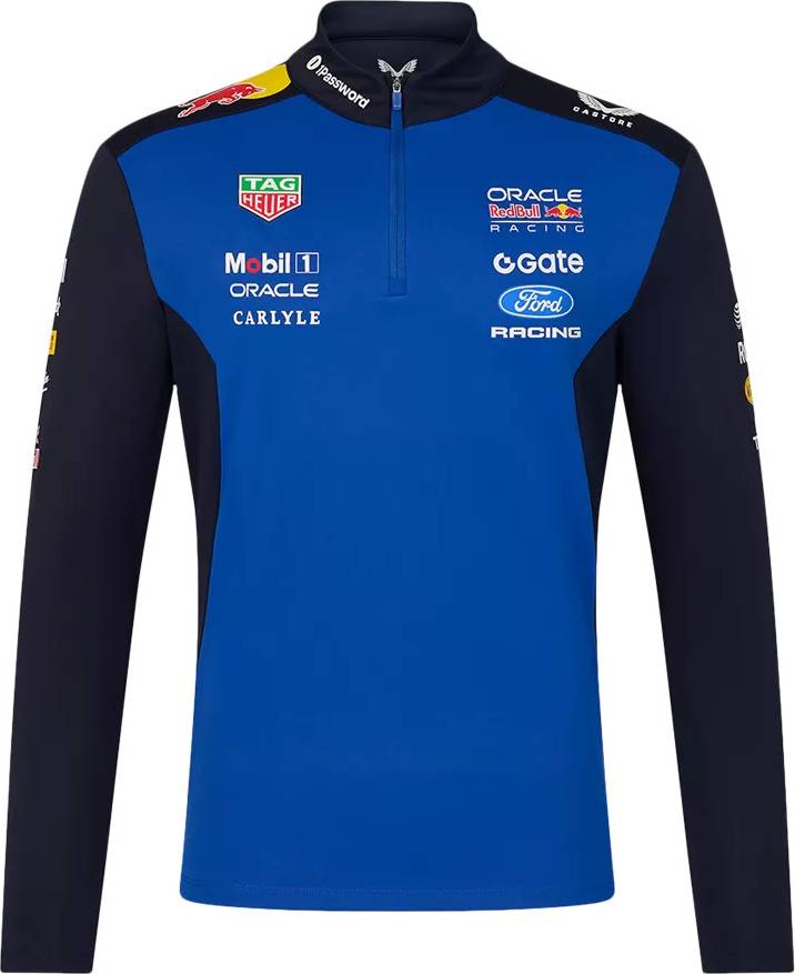 Oracle Red Bull Racing Quarter Zip Midlayer - Night Sky