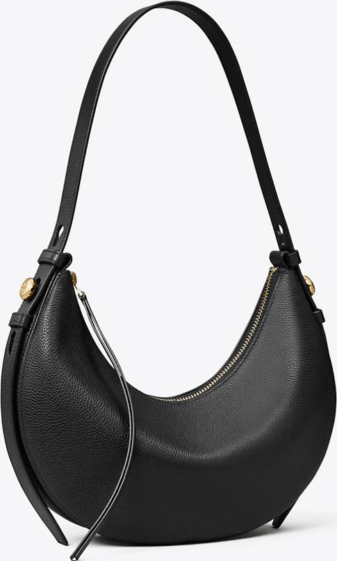 Tory Burch Romy Half Moon Bag - Sort