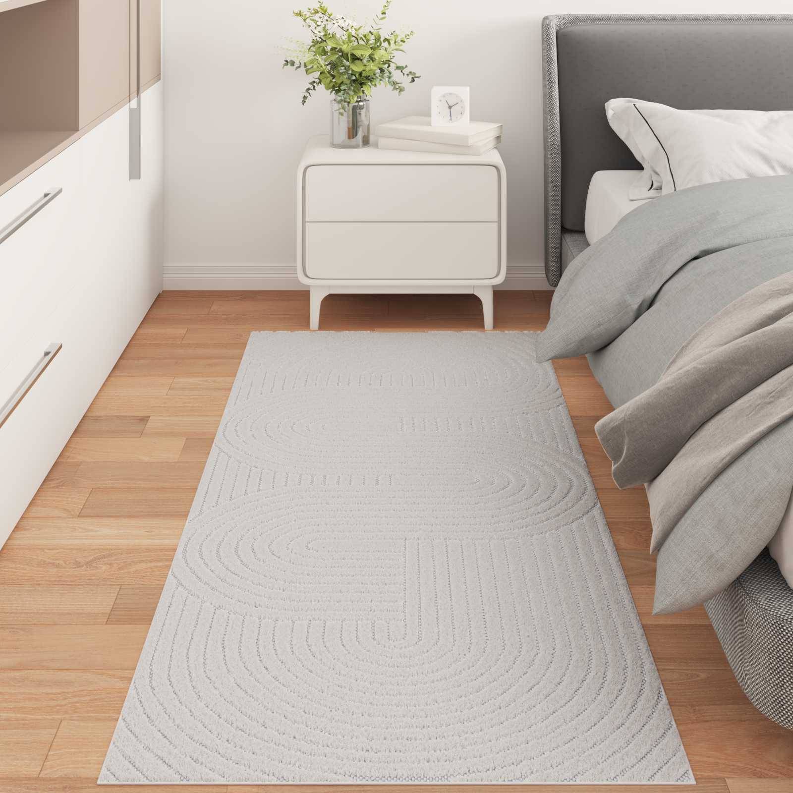 vidaXL Area Rugs Rectangular Huarte Cream 150 x 80 cm Beige