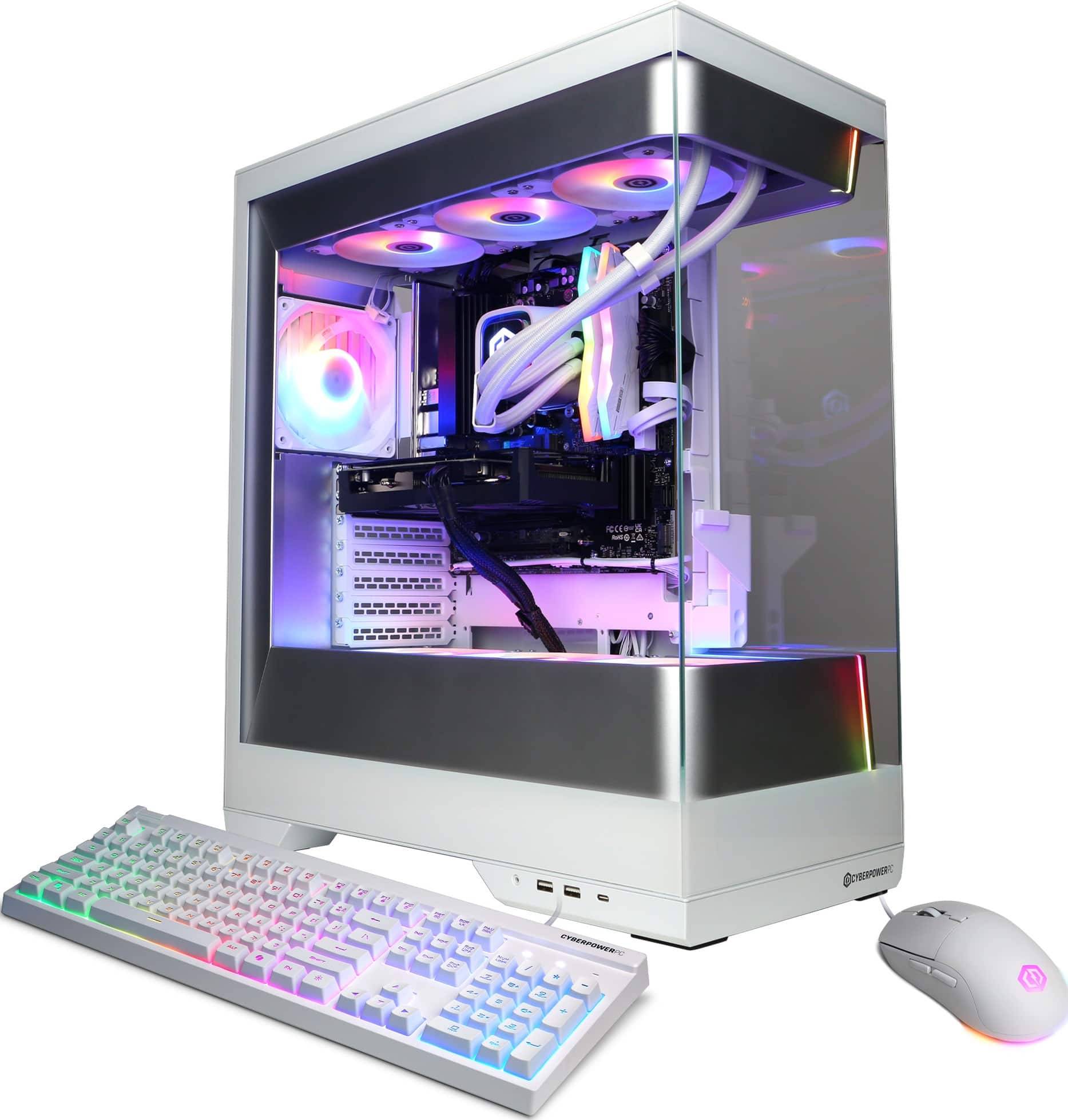 Rx 9060 xt CyberPowerPC Gaming Desktop Ryzen 7 9800X3D Radeon RX 9060 XT