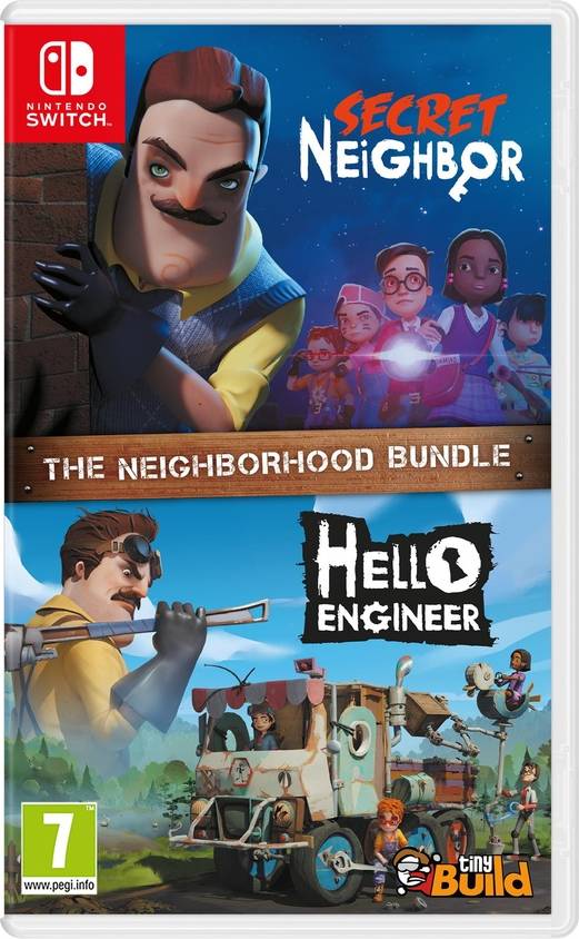 Nintendo switch bundle Secret Neighbor + Hello Engineer Neighborhood Bundle - Nintendo Switch