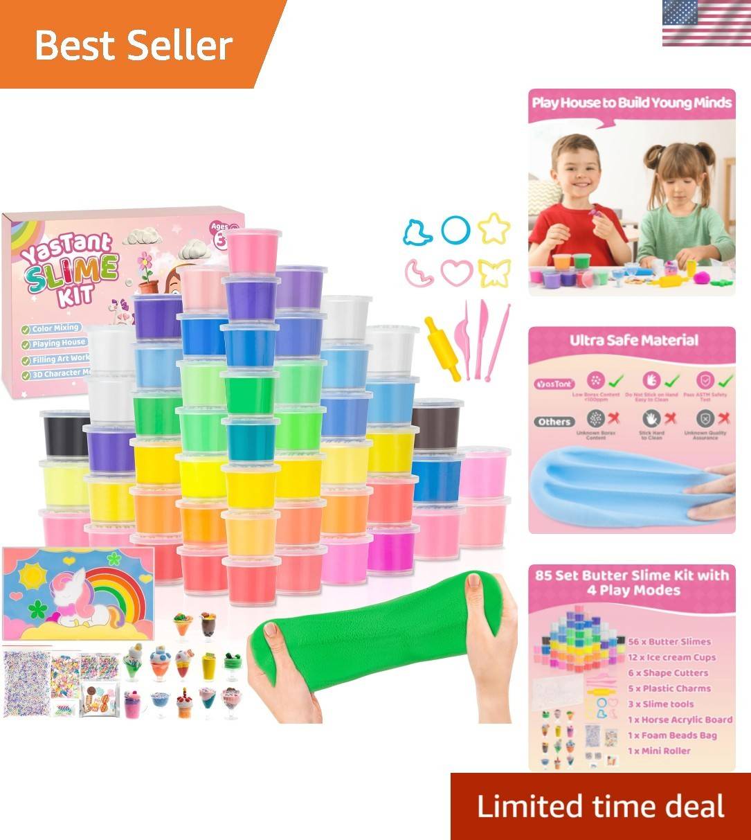 56 Pack Butter Slime Kit
