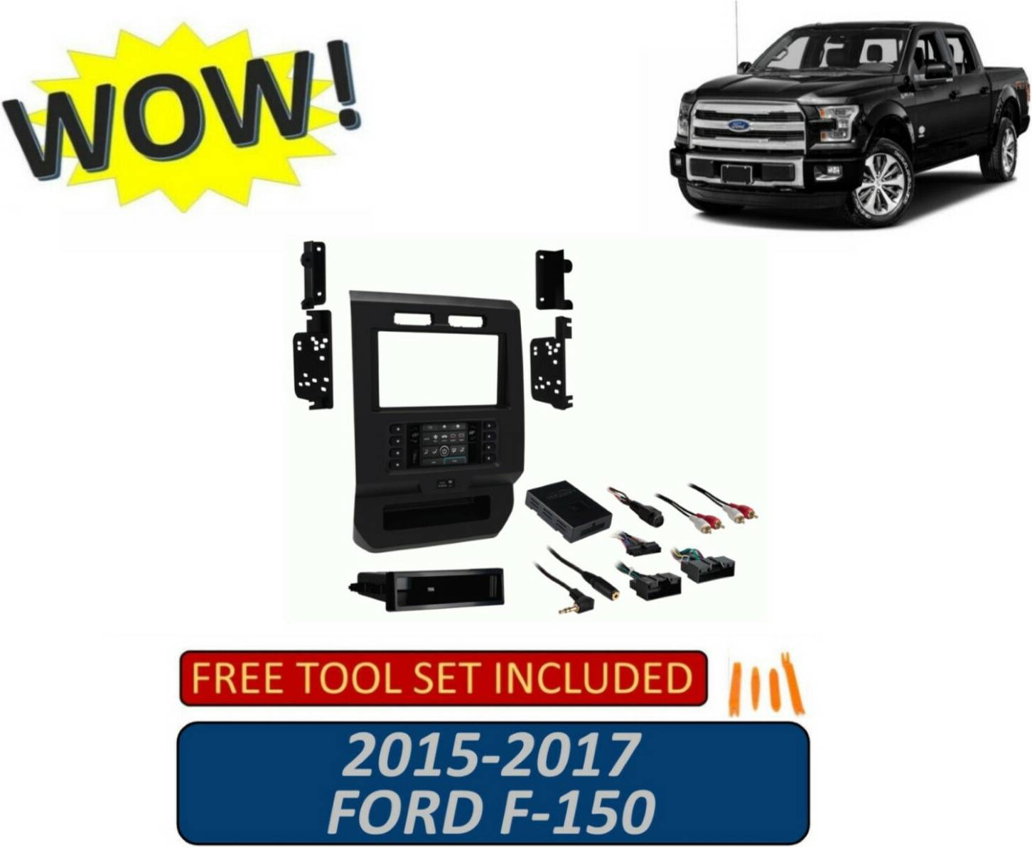 Pac Rpk4-fd2201 Double Din Radio Replacement Kit