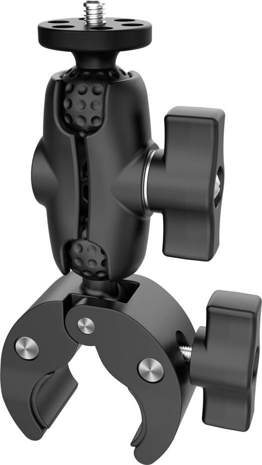 Motorcycle Action Camera Mount 360 Rotation Handlebar Clamp