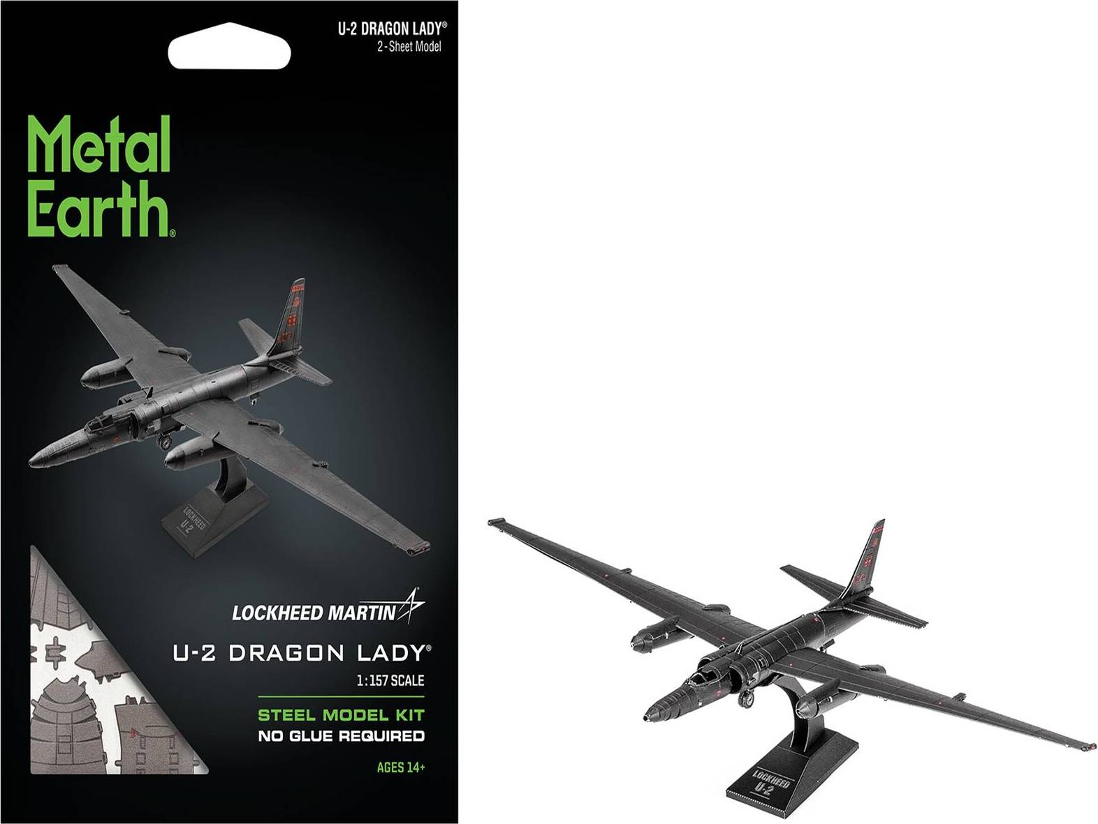Metal model kits Metal Earth Model Kit Lockheed Martin U-2
