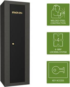 Gun safe Stack-On 10 Gun Welded-Steel Key Lock