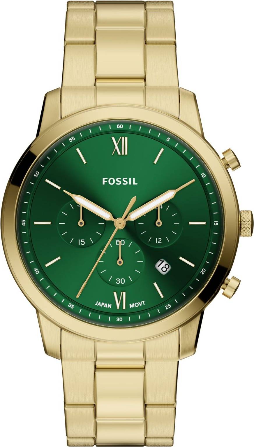 Fossil Neutra FS6164 Guld Rostfri Stål Herrklocka