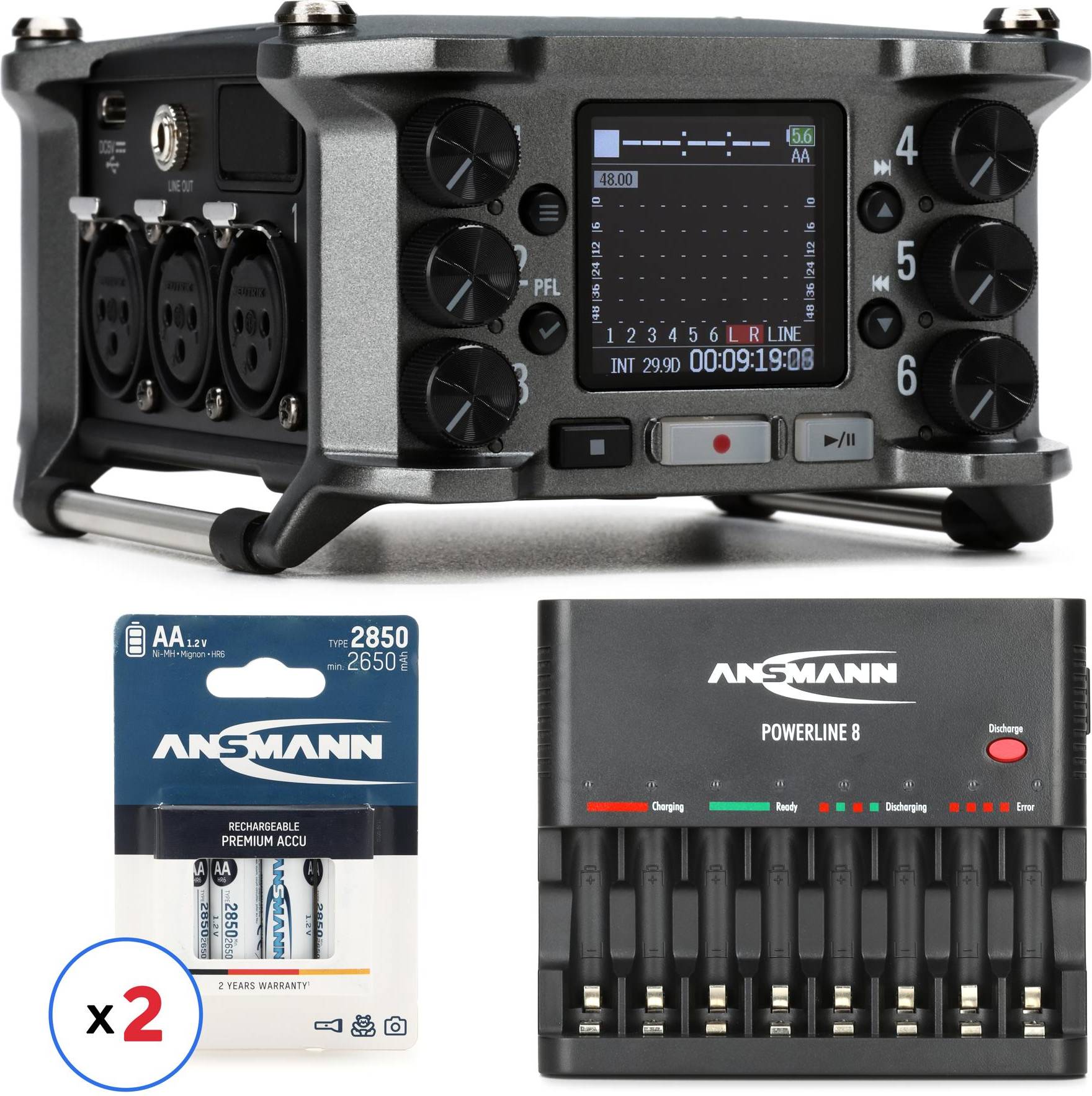 Zoom recorder Zoom F6 Multitrack Field Recorder