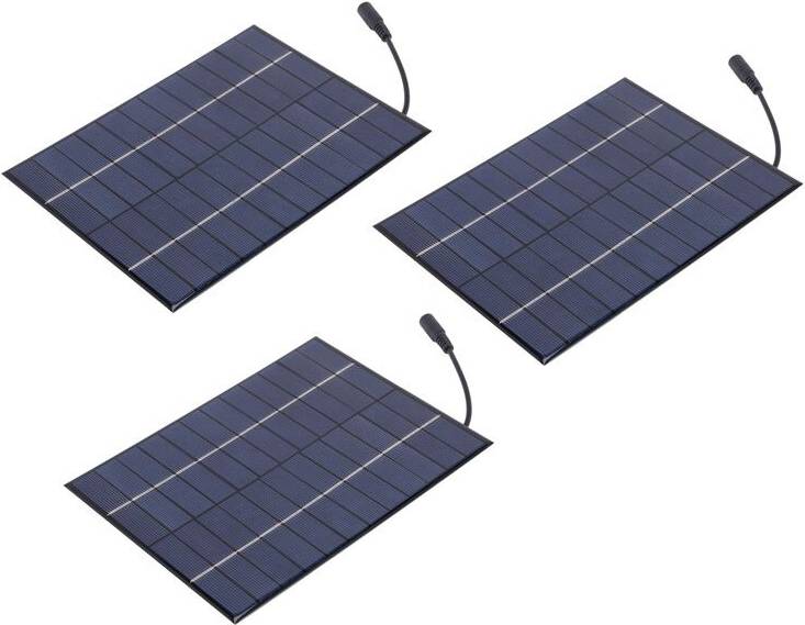 3X 12V 5.2W Mini Solar Panel
