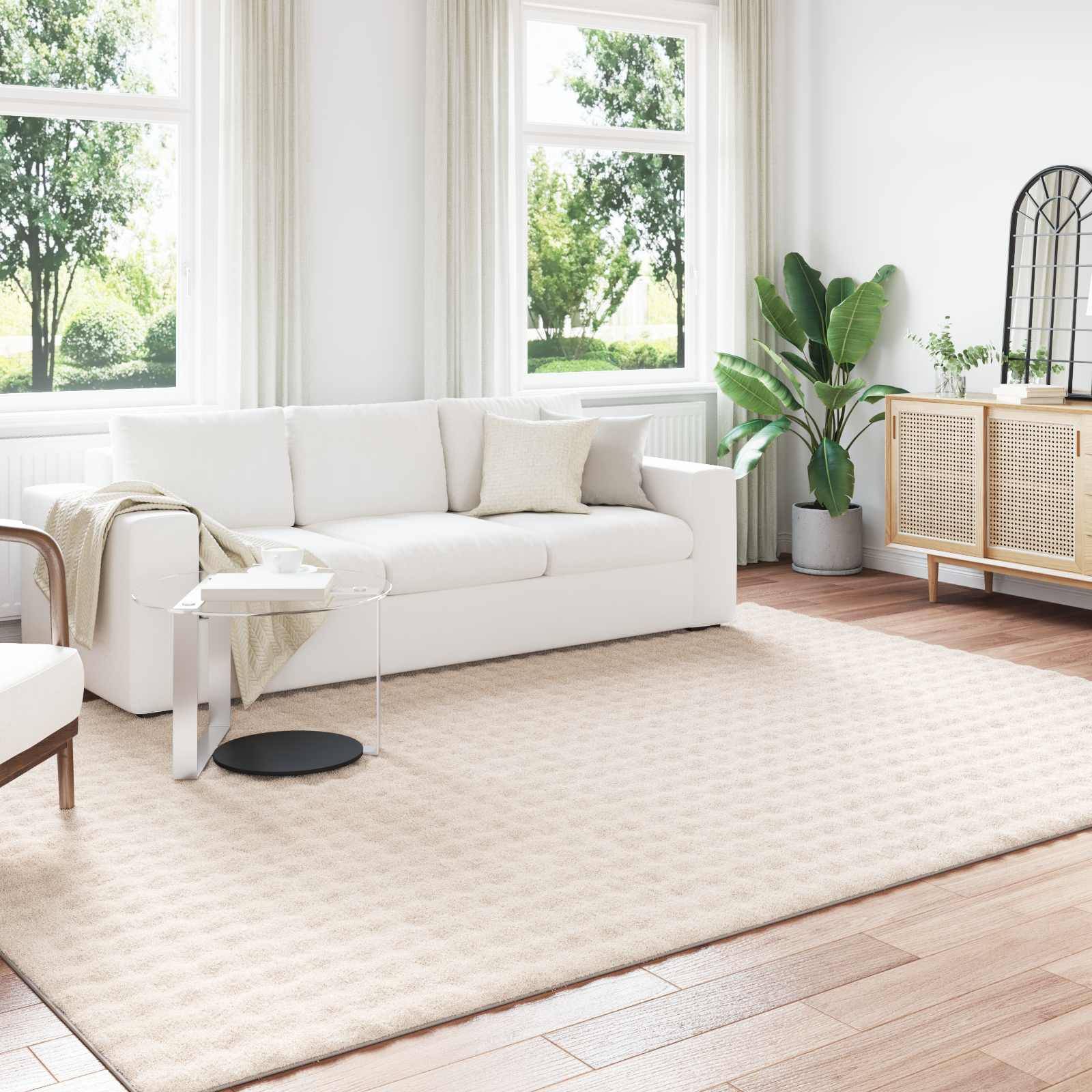 vidaXL Area Rugs Rectangular Huarte Beige 280 x 200 cm Beige