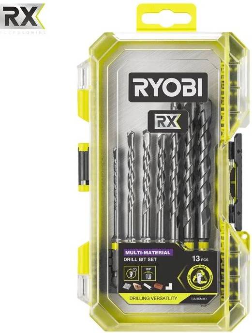 Ryobi RARXMM7 RX Multimateriale Borsæt 7 Dele