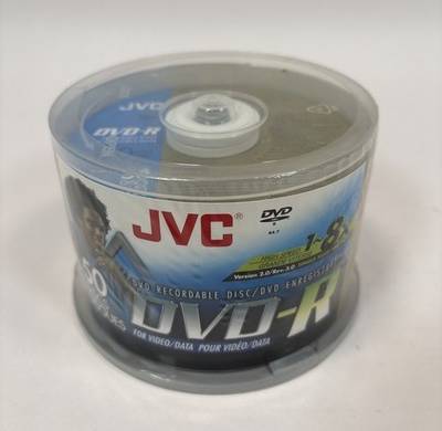 JVC DVD-R 120 Minute High Speed 50 Discs