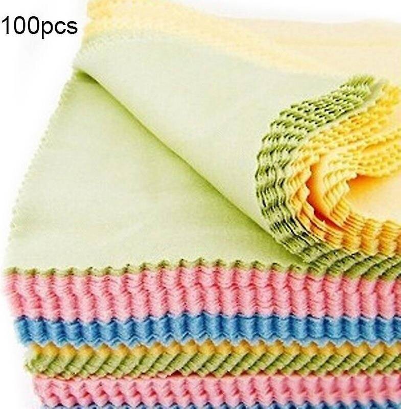 100 Pcs Microfiber Mixed Color Screen Camera Lens