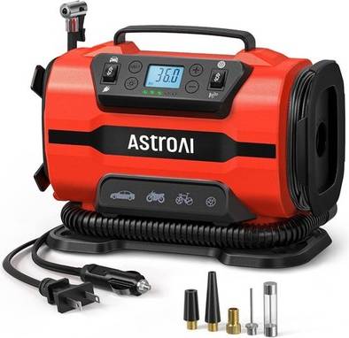 Portable air pump AstroAI Tire Inflator Portable Air Compressor Pump