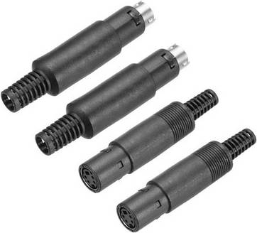 Uxcell S-Video Din Mini Socket 4 Pin Set