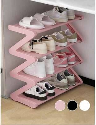Shein 4-Tier Z-Shaped Shoe Rack