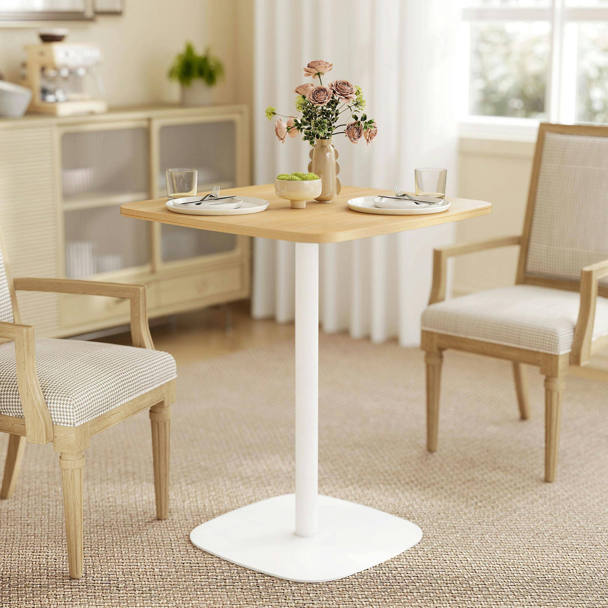 Homcom for 2 Small Kitchen Table Dining Table