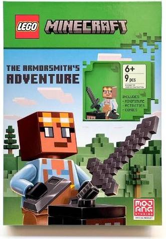Minecraft lego set Random House The Armorsmith's Adventure Minecraft Activity Set