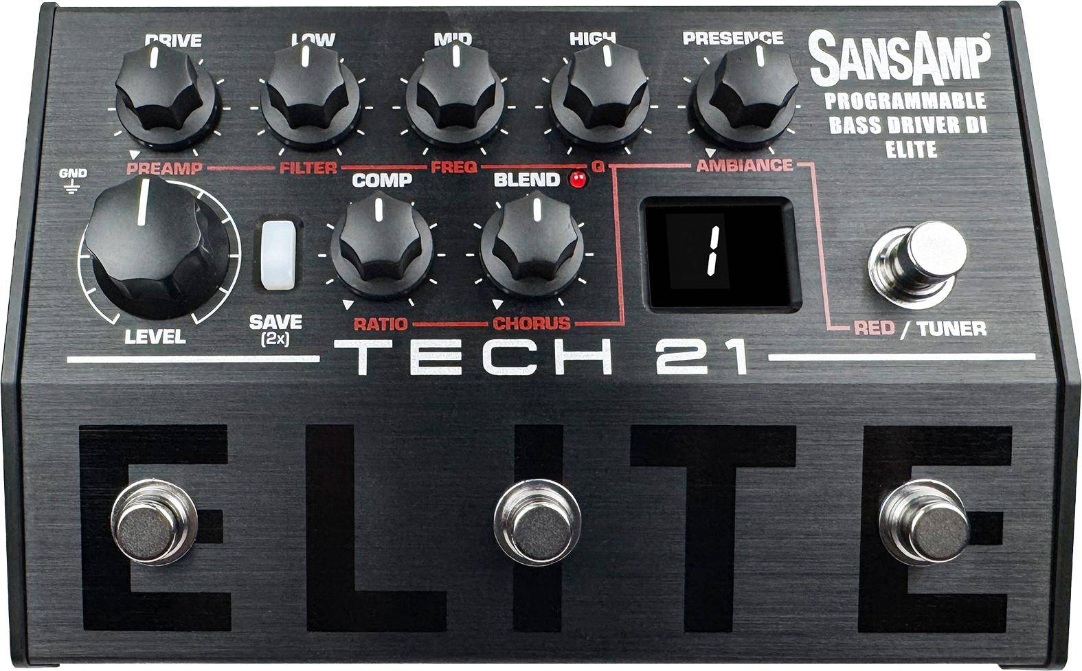 Tech21 SansAmp Programmable Bass Driver Elite