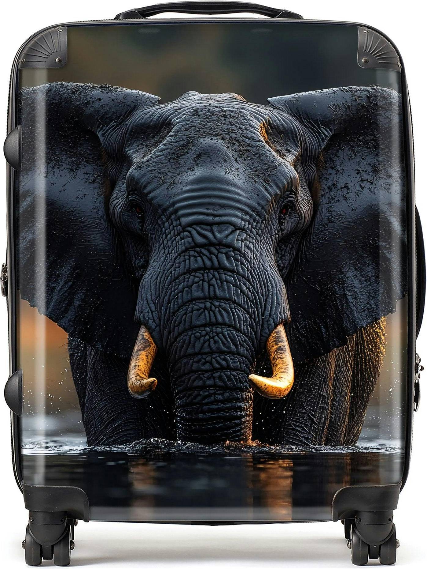 Warren Reed Finn Wilder Elephant Suitcase Large