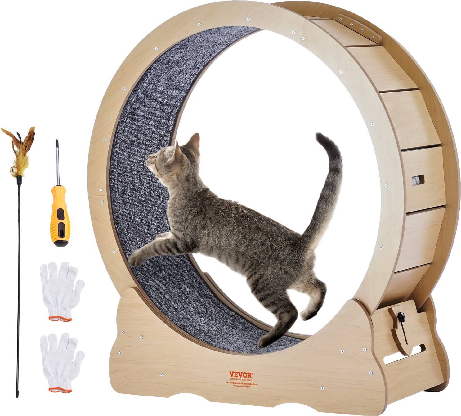 Cat wheel VEVOR Large Cat Exercise Wheel 35.8 Inch
