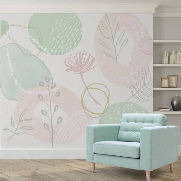Dunelm Abstract Pattern Wall Mural