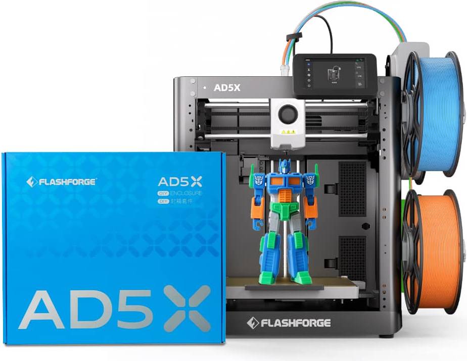 3d printer Flashforge AD5X Multi-Color 3D Printer 4-Color IFS