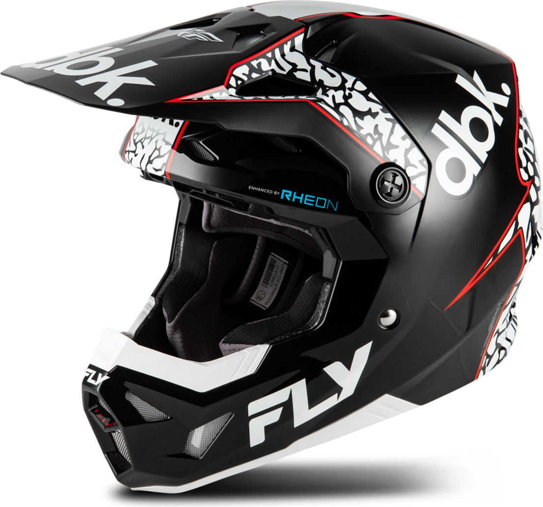 Crosshelm Formula CP DBK V26 - Zwart/Wit/Rood