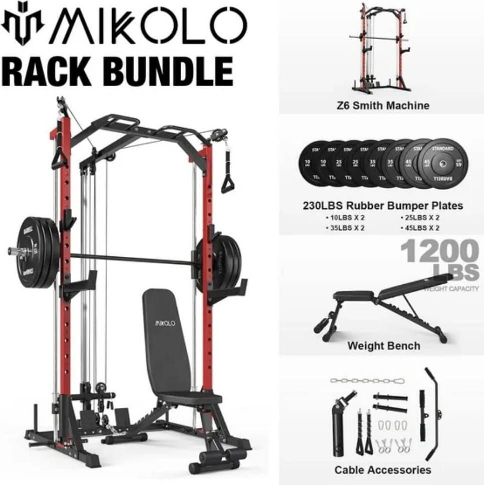 Smith machine Compact 7-IN-1 Smith Machine With Cable