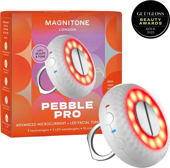 Magnitone Pebble Pro Advanced Microcurrent LED Facial Toning Device