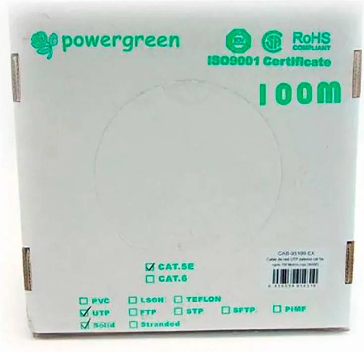 Cat5e 100M Rigid Outdoor Cable