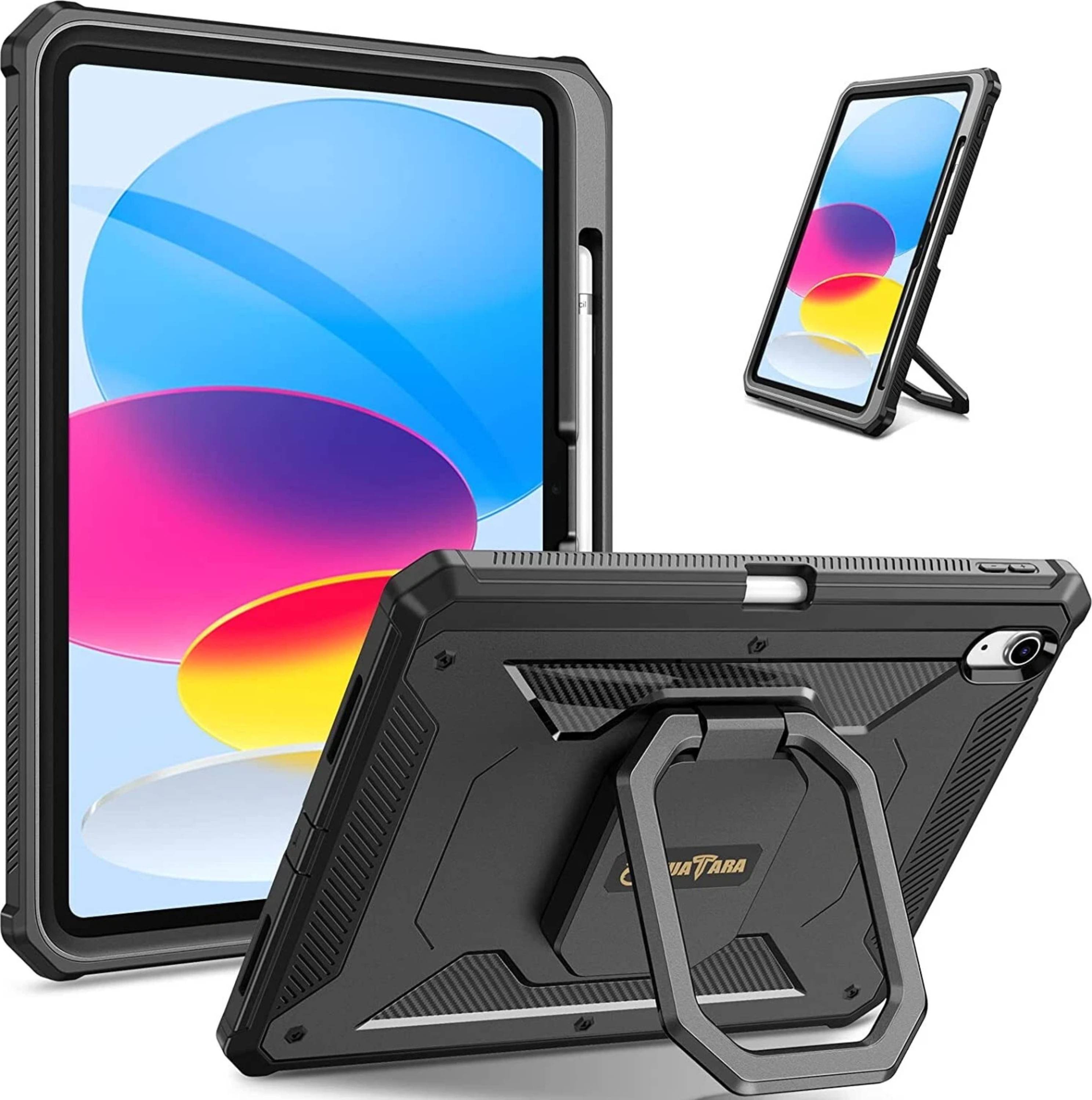 Ipad cases with stand Rotating Stand Rugged Cover For iPad A16 11th Gen