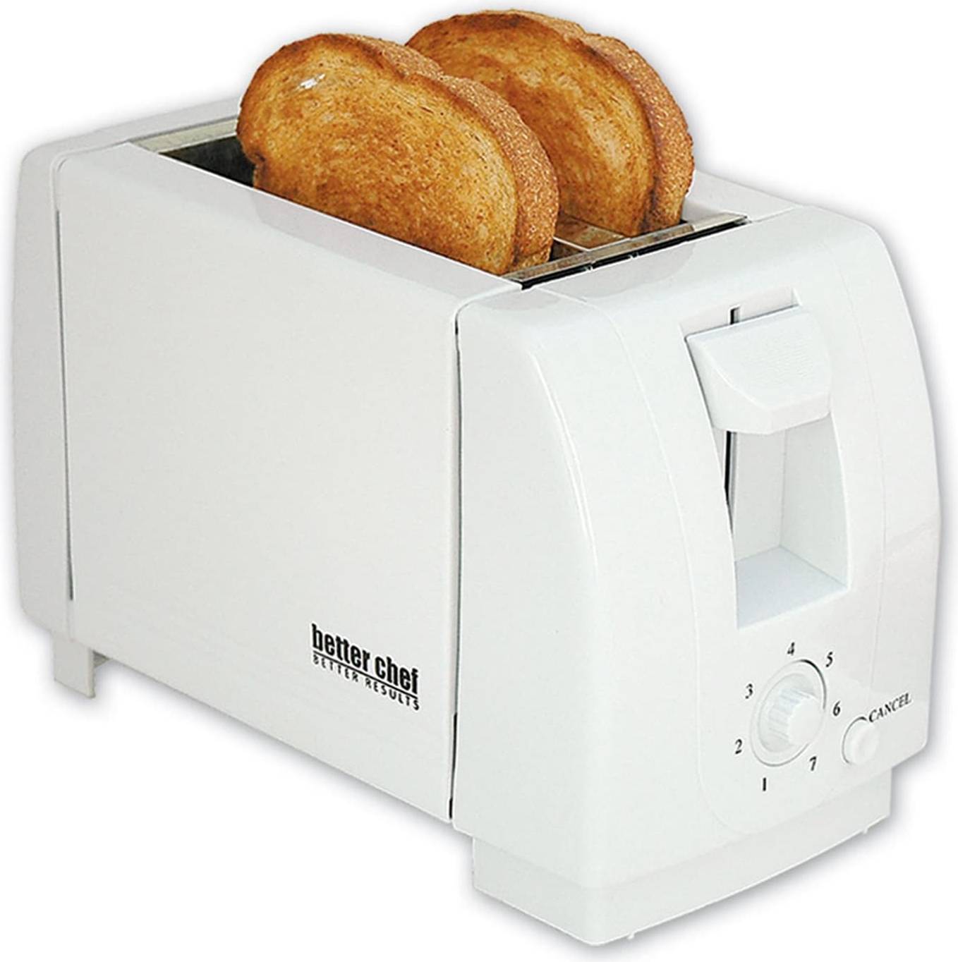 Better Chef Easy Dial Control Toaster White