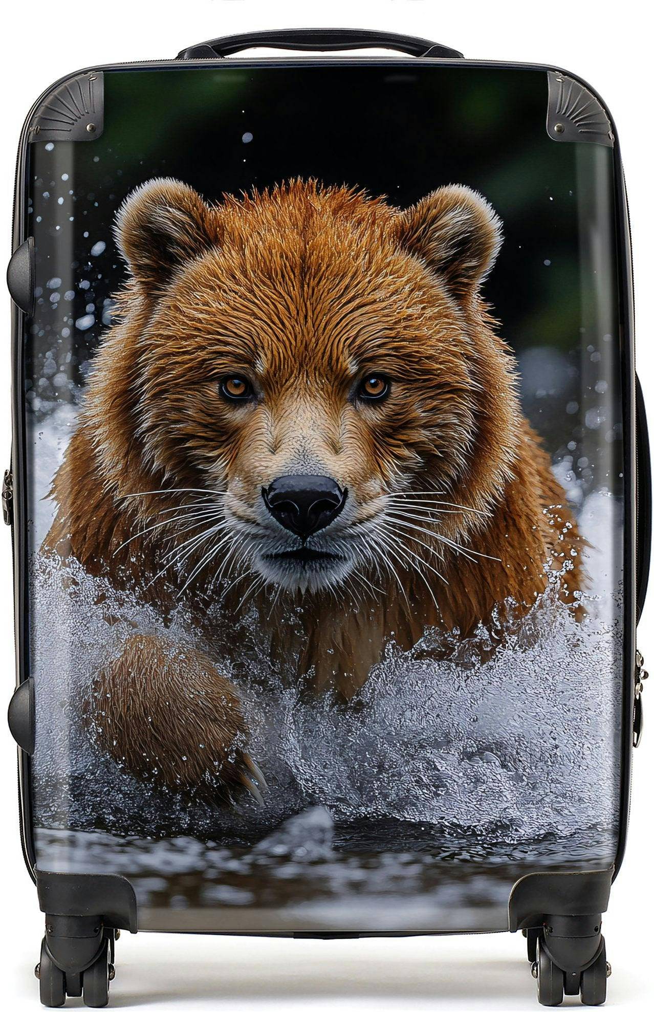 Warren Reed Finn Wilder Bear In Water Suitcase Medium